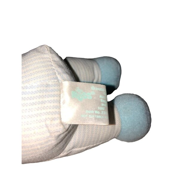 EASTER BUNNY TROLL DOLL W/ BUNNY EARS BLUE HAIR BROWN EYES PLUSH STUFFED ANIMAL - Picture 4 of 4